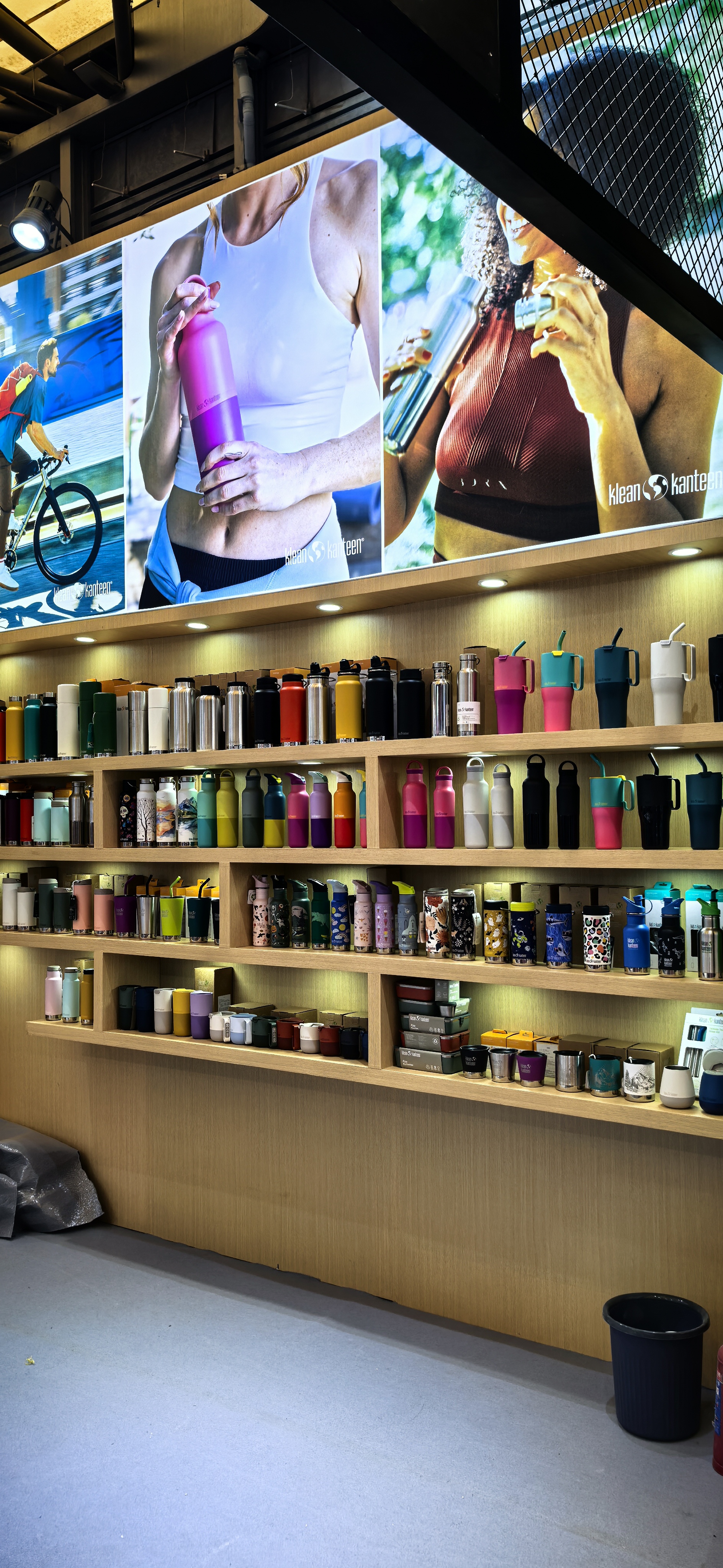 Klean Kanteen product wall